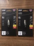 Feit 10 W T4 G4 Bi-pin Base 12-volt Landscape Led Light Bulb- (2-pack). Fixed Price $15.00.