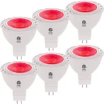 Lemeng Red Mr16 Led Light Bulbs 50w Equivalent Halogen Replacement 6w 12v Bi-.... Fixed Price $27.27.