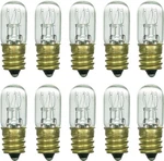 10pack Tubular Light Bulbs, T4 Clear Tube Bulb, 15w, 2600k, 75lm, E12, 120v. Fixed Price $24.84.
