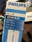 Philips Pl-l 4p 40w/835/4p/rs/is 24,000 Hr. Fixed Price $14.00.