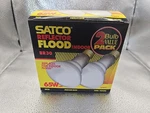 Satco Reflector Flood Indoor 2 Pack 65w 130v 2000 Hour S3417 Br30 Medium Base. Fixed Price $14.99.
