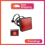Fedoey Led Trailer Light, 12v Red, Fits 2" Receiver With 4-pin Adapter, Super Br. Fixed Price $12.62.