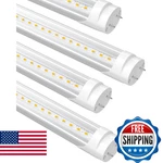 Suslum 4ft T8 Led Fluorescent Light Bulbs 24w 3200lm Warm White Non-dimmable 4-p. Fixed Price $78.32.