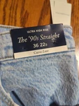 Nwt Abercrombie & Fitch The 90 S Straight Ultra High Rise Light Wash Sz 36/22s. Fixed Price $22.95.