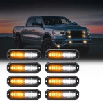 Wineco Amber/white Led Strobe Lights Kit - 8pcs 12-led Flashing Emergency. Fixed Price $66.53.