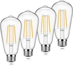 4-pack Vintage Led Edison Bulbs 100w Equivalent 1400lm High Brightness 8w St58 L. Fixed Price $31.92.