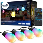 S14 Bulb Outdoor String Lights 2, 144ft Rgbic Smart Warm White Wi. Fixed Price $213.71.
