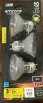 Feit Electric 50watt Gu10 Bright White 3 Pack Mr16 Led Bi Pin Dimmable. Fixed Price $10.00.
