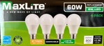 Maxlite E8a19d27/4p Led 4 Pack Bulbs 60w 2700k Soft White Bulk Discounts. Fixed Price $16.81.