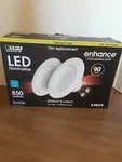 Feit Electric Led Dimmable 75w Retrofit 5-6 Inch Flood 850 Lumens New. Fixed Price $15.00.