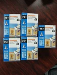 Lot Of 5 Sylvania Capsylite 75w 120v Par30ln Halogen Flood Bulbs - New. Fixed Price $95.00.