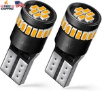 Auxito 194 Led Bulb Amber Yellow 168 2825 W5w T10 Wedge 24-smd 3014 Chipsets Rep. Fixed Price $14.36.