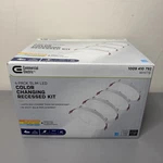 Commercial Electric 4in Led Slim Color Changing White (4-pack) New 1009 410 792. Fixed Price $24.95.