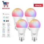 Smart Light Bulb, Rgb Color Changing Cct Led Bulbs, Works With Alexa, 4pack. Fixed Price $58.79.