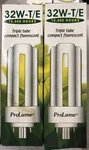 (2 Pack) Prolume 32w-t/e 4-pin Triple Tube Compact Fluorescent Lamp Pl32t/e/41. Fixed Price $12.95.