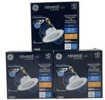 Ge Reveal White 4" Recessed Downlight Flood 650 Lumen Dimmable Led Lot Of 3. Fixed Price $39.99.