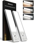 Ezvalo 8" Under Cabinet Lighting, 2400mah Rechargeable Motion 8 Inch, Silver. Fixed Price $20.07.