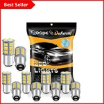 Defvnsy Warm White 3000k 10-pack Ba15d Led Bulbs For Interior & Exterior Use. Fixed Price $39.04.