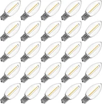 Meconard C9 Led Replacement Christmas Light Bulb, 25 Pack Shatterproof B. Fixed Price $34.99.