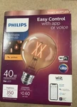 Philips 40w Equiv. Led Dimmable Smart Wi-fi Wiz Connected Wireless In Amber. Fixed Price $6.40.