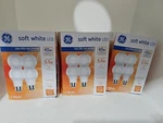 Ge 93131062 Led Light Bulbs, Soft White, A19 Shape, Medium Base 5.5 Watts(13 Pk). Fixed Price $29.50.