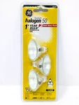Ge Halogen 50 Floodlight Bulbs, 3-pack Track & Recessed #85296 (mr16). Fixed Price $9.99.
