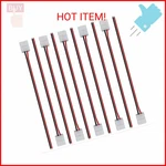 Lightingwill 10pcs/pack Strip Wire Solderless Snap Down 2conductor Led Con. Fixed Price $15.16.