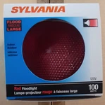 Sylvania Red Br38 / Par38-style Reflector Flood - 6pack. Fixed Price $44.00.