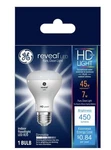 Ge Reveal Led R20 Indoor Floodlight Bulb Regular Base. Fixed Price $10.00.