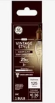 Ge Lighting Led Vintage Light Bulb, Candle, Warm White, Amber 125 Lumens. Fixed Price $14.10.