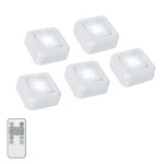 Great Value Wireless Led Puck Lights, 5-pack, 100-lumens, Remote Included. Fixed Price $26.74.