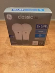 Ge Soft White 11w Dimmable Plug-in Gu24 Base Led A19 Light Bulb New 2 Pack. Fixed Price $15.97.