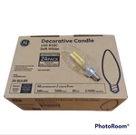 Ge Led B10c Soft White Candelabra E12 Base Bulbs 24 Pack 500 Lumens 2700k. Fixed Price $11.75.