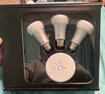 Philips Hue Personal Wireless Lighting 3 Pack Color Bulb Starter Kit New Open. Fixed Price $79.99.