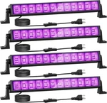 Onforu 4 Pack 42w Led Black Lights, Blacklight Bars With Plug And Switch,. Fixed Price $80.89.