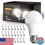 Dalattin 24x Led Bulbs A19 E26 60w Equivalent 5000k Daylight 800lm 9w Non-dimmab. Fixed Price $31.84.