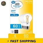 Great Value 18yr A19 Led Light Bulb 7w Dimmable Soft White 4 Pack. Fixed Price $24.99.