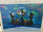 West & Arrow Rotating Led Disco Ball Light Spinning Multicolor Lights New. Fixed Price $26.99.