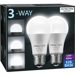 Briignite Led Light Bulbs, 3 Way 7/10/15 Watt (2 Pack), 5000k-a19. Fixed Price $17.10.