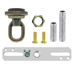 Ecudis Light Fixture Cross Bar Kit, 1/4 Ip Center Pack Of 1, Antique Brass. Fixed Price $12.64.
