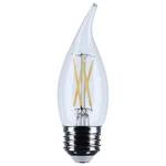 Satco Lighting S12511 4 Watt Dimmable Ca10 Medium (e26) Led Bulb- - Clear. Fixed Price $15.83.