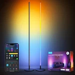 Rgbic Floor Lamp 2-pack, Led Compatible With Alexa, Smart Standing Wit. Fixed Price $233.99.
