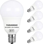 Faguangao E17 Intermediate Base Led G14 Bulbs, 6w 60w Equivalent, 5000k Daylight. Fixed Price $27.00.