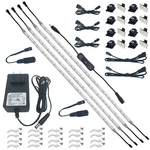 Litever Under Cabinet Led Lighting Kit, 4 Pcs 20 80 Inches, Warm White 2700k. Fixed Price $37.99.
