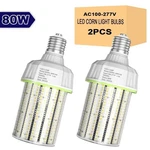 2pack 80w Led Corn Light Bulbs Industrial Warehouse High Bay Bulb -5000k. Fixed Price $97.28.