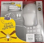 Miracleled 606542 Rough Service Led Energy Saver Household Light Bulb Areas L.... Fixed Price $24.99.