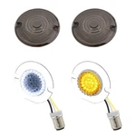 1157 Front Led Turn Signal, 3 1/4 Inch Flat Switchback Motorcycle Running Lig.... Fixed Price $41.68.