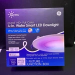 Ge Cync Reveal Hd+ 4 Smart Led Wafer Downlight Full Color Alexa Google Wifi New. Fixed Price $20.00.