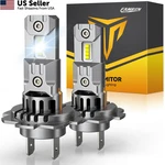 Fahren Upgraded H7 Bulbs, 50000lm 1200% Ultra Bright 6500k White Light, Mini.... Fixed Price $75.66.