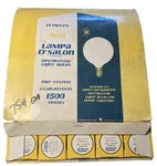 Lot 25 New Old Stock Abco Lampa Dsalon Light Bulbs Candelabra Base & Display Box. Fixed Price $12.00.